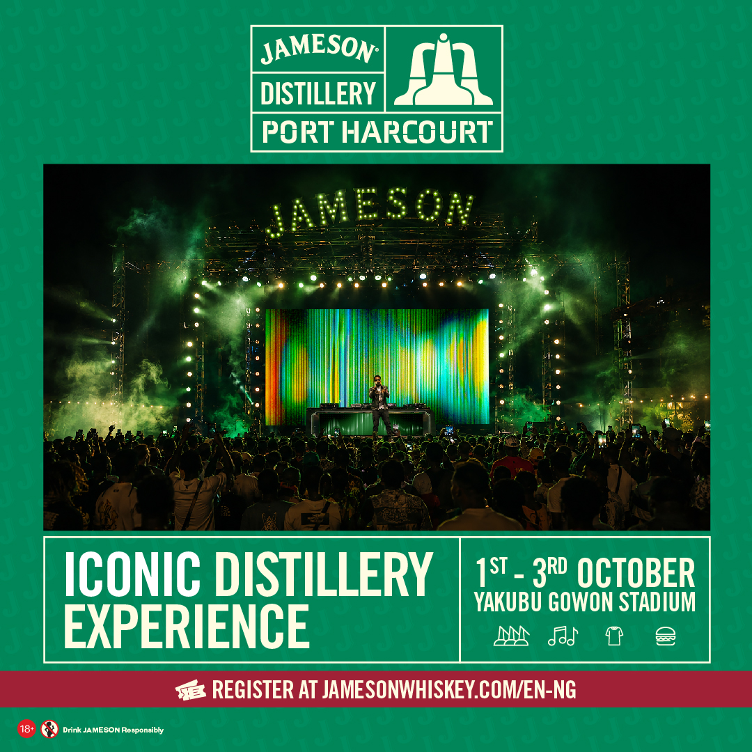 Port Harcourt Takes the Spotlight as Jameson Distillery Arrives This October