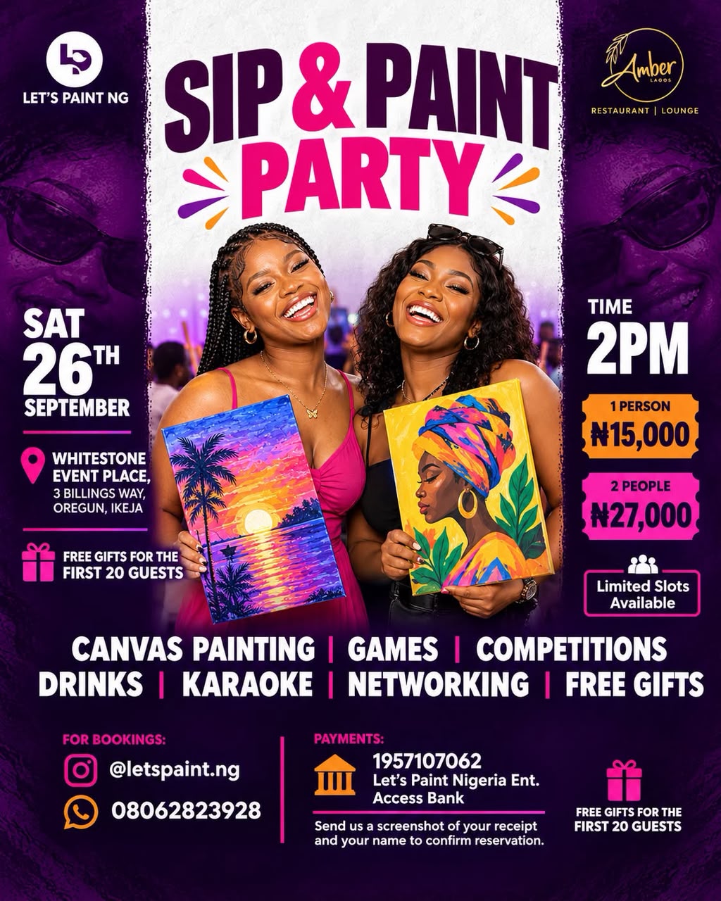 The Sip & Paint Party
