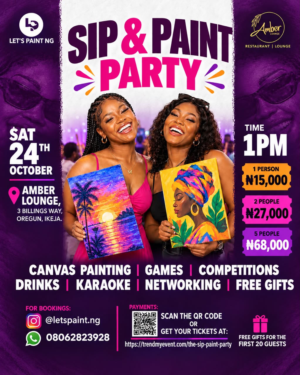 The Sip & Paint Party