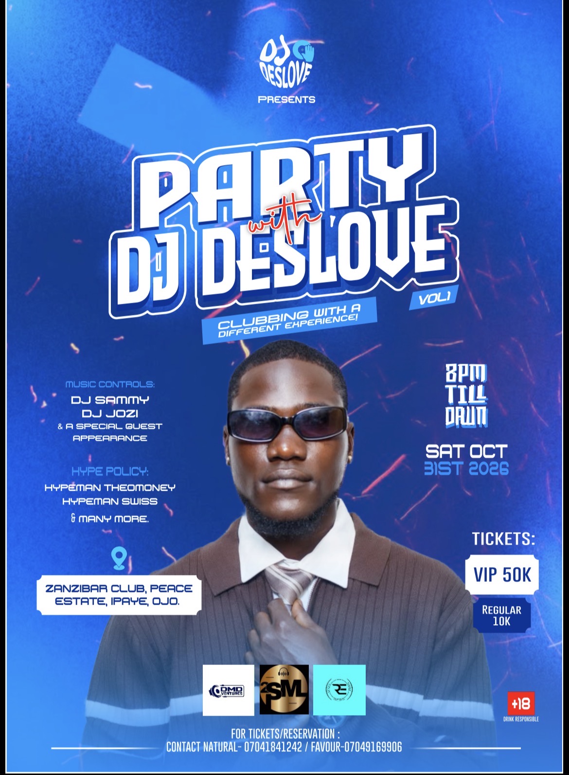 PARTY WITH DJ DESLOVE